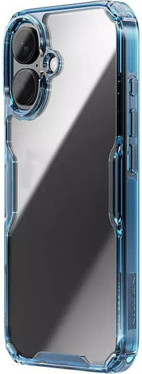 Nillkin Nature Tpu Pro Umschlag Rückseite Silikon Blau (iPhone 16)