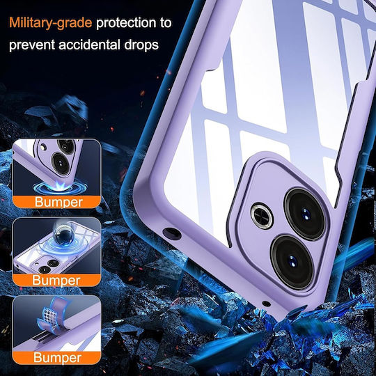Techsuit Colorverse 360 Vollschutz Silikon Blau (Samsung Galaxy A16 - Techsuit)