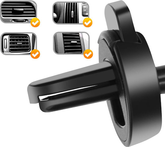 Avizar Car Mount Smartphone Rotatable On Ventilation Grid Black
