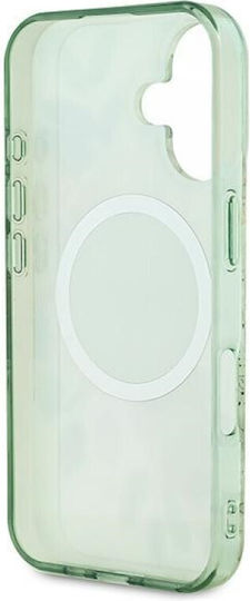 Guess Back Cover Plastic / Silicone Green (iPhone 16)