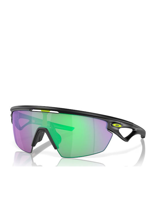 Oakley Sphaera Men's Sunglasses with Black Plastic Frame and Green Mirror Lens OO9403-08