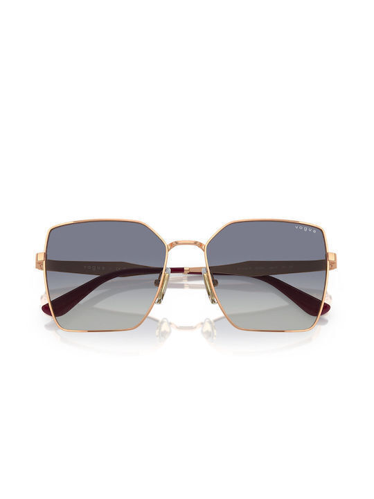 Vogue Γυναικεία Γυαλιά Ηλίου με Ροζ Χρυσό Μεταλλικό Σκελετό και Χρυσό Ντεγκραντέ Φακό VO4284S 51524L