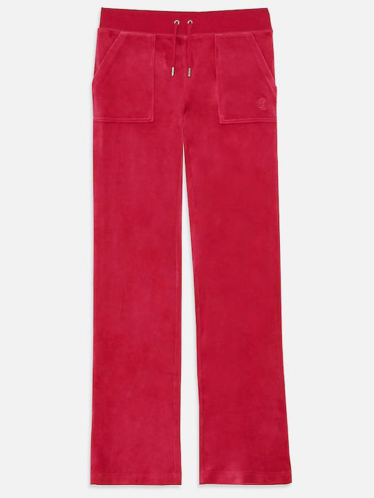 Jogginghose Jogger Samt Fuchsie