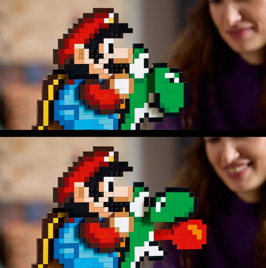 LEGO Super Mario World Mario & Yoshi Pentru 18+ Ani 1215 Bucăți