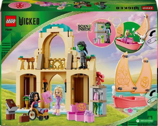 LEGO Wicked Glinda Elphaba & Nessarose La Universitatea Shiz Pentru 7+ Ani 304 Bucăți