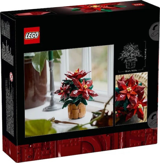 LEGO Botanical Collection Poinsettia για 18+ Ετών 608τμχ
