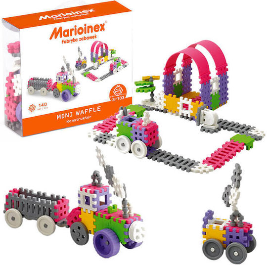 Marioinex Blocks Waffle Mini for 3+ Years 140pcs