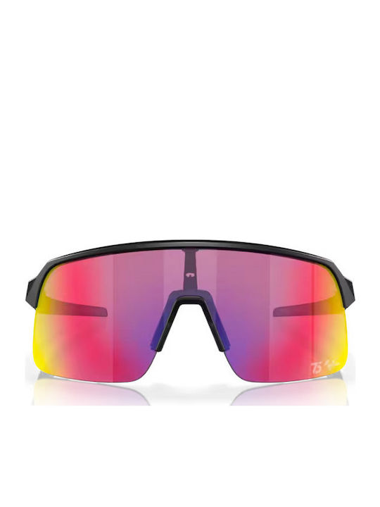Oakley Sutro Lite Unisex Sunglasses with Black Plastic Frame and Pink Mirror Lens OO9463-62