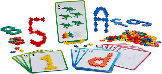 Plus Plus Εκπαιδευτικά Τουβλάκια Learn to Build ABC & 123 για 5+ Ετών 500τμχ