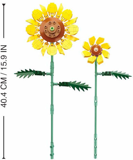 Sluban Building Blocks Flowers & Sunflower for 6+ Years 329 Pieces