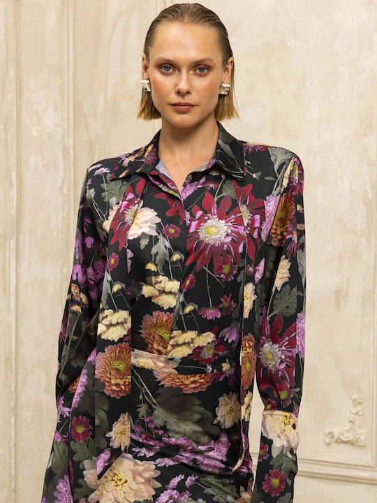 Fleur Realiste Mermaid Maxi Φούστα Floral