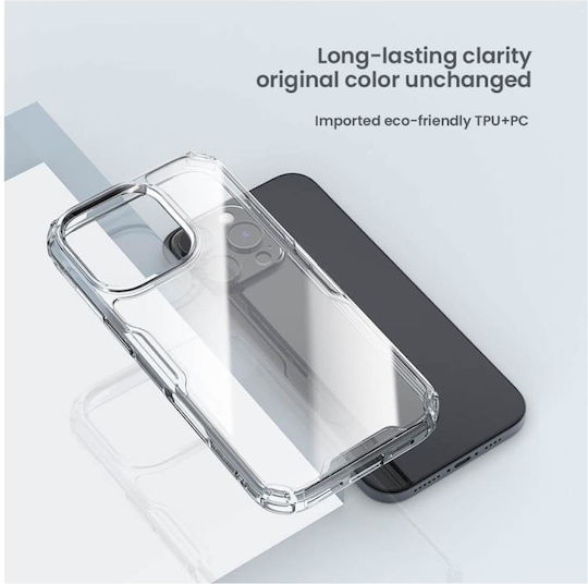 Nillkin Nature Tpu Pro Umschlag Rückseite Silikon mit Band Blau (iPhone 17 Pro Max / iPhone 17 Pro / iPhone 16 Pro Max)