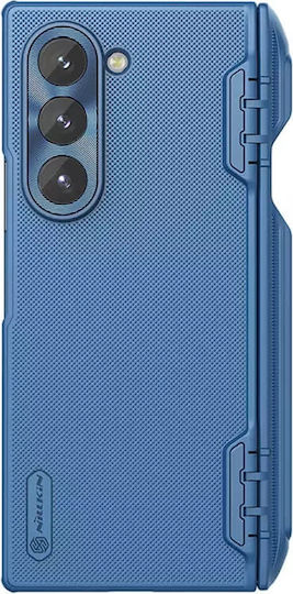 Nillkin Super Frosted Shield Umschlag Rückseite Silikon Blau (Galaxy Z Fold6)