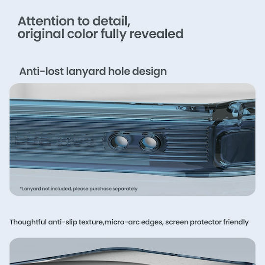 Nillkin Nature Tpu Pro Magnetic Umschlag Rückseite Silikon Blau (iPhone 16)