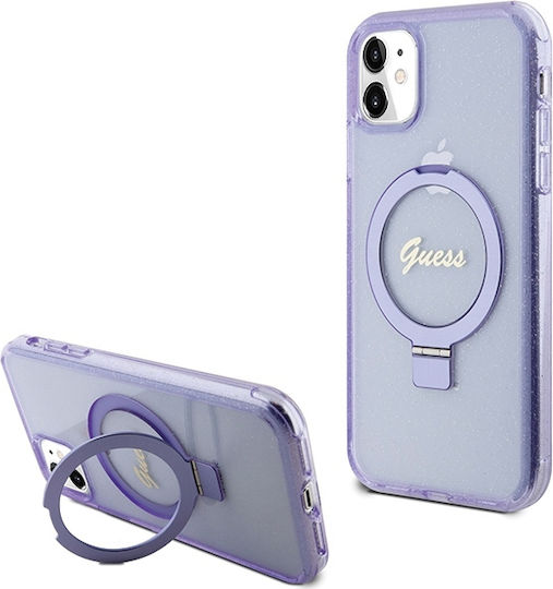 Guess Back Cover Πλαστικό Μωβ (iPhone XR)