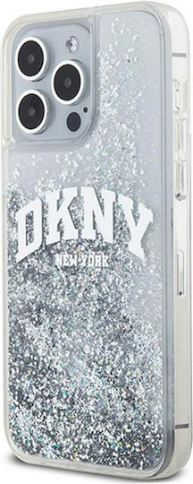 DKNY Liquid Back Cover Plastic / Silicon Alb (iPhone 15 Pro)