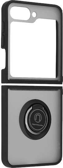 Techsuit Glinth Umschlag Rückseite Silikon Schwarz (Galaxy Z Flip6)