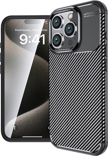 Techsuit Back Cover Black (iPhone 16 Pro)