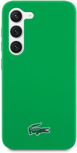 Lacoste Silicone Silicone Back Cover Πλαστικό / Σιλικόνης Πράσινο (Galaxy S23+)