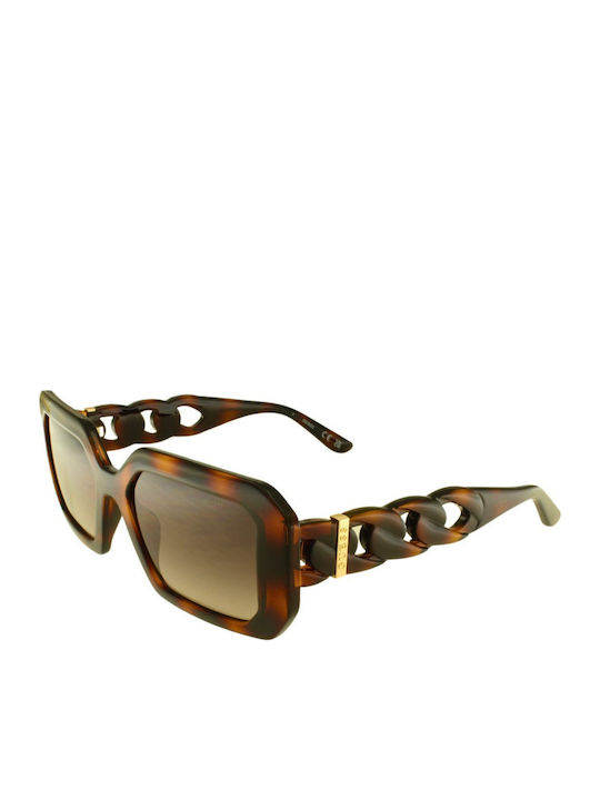 Guess Guess Women's Sunglasses with Black Tartaruga Horn-Rimmed Frame and Grey Gradient Lenses GU00110 52F