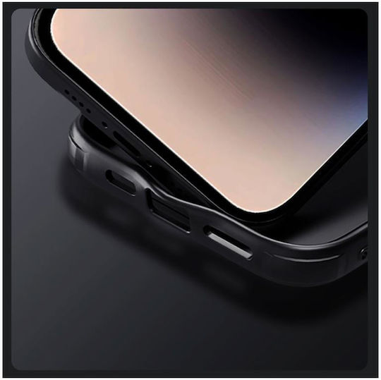 Nillkin Camshield Pro Umschlag Rückseite Gehärtetes Glas 1mm Schwarz (iPhone 17 Pro / iPhone 16 Pro)