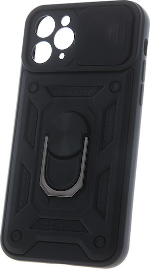 Slide Cover Umschlag Rückseite Kunststoff / Silikon Schwarz (Motorola Edge 30 Neo 5G)