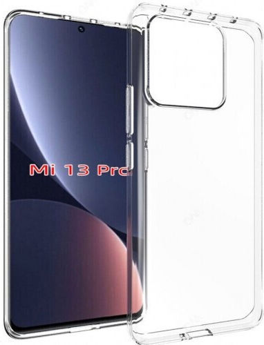 For Back Cover Σιλικόνης 1mm Διάφανο (Xiaomi 13 Pro)