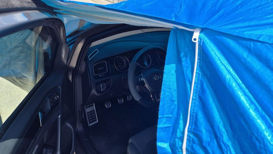 Covers for Car 483x178x119cm Waterproof Secured with Elastic
