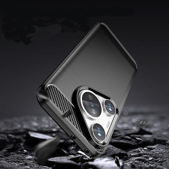 Techsuit Carbon Silikon Huawei Pura 70 Pro Blau