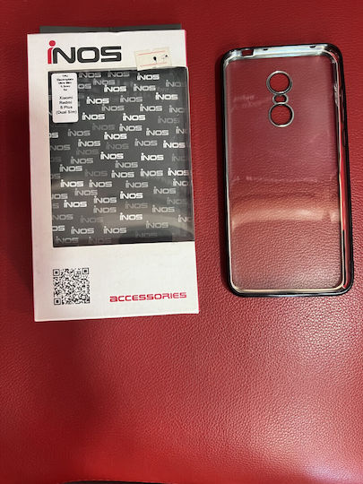 iNOS Electroplate Back Cover Σιλικόνης 0.3mm Μαύρο (Redmi 5 Plus)