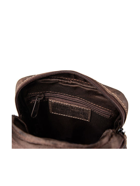 Leather Men's Bag Shoulder / Crossbody Brown