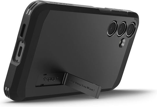 Spigen Tough Umschlag Rückseite Silikon / Kunststoff 0.3mm Schwarz (Galaxy S24 FE)