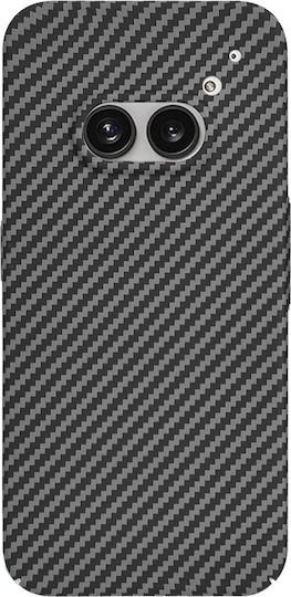 Techsuit Carbon Back Cover Negru (Nothing Phone (2a), Nothing Phone (2a) Plus)