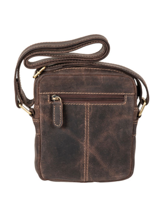 Leather Men's Bag Shoulder / Crossbody Brown