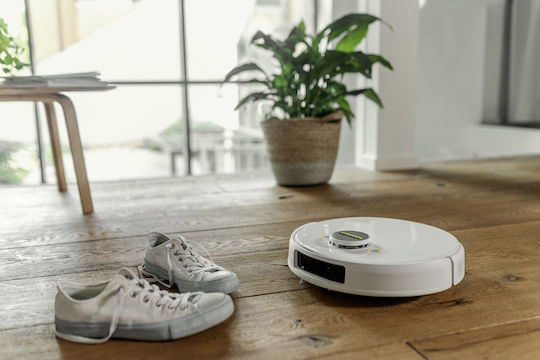 Karcher Robot Vacuum Cleaner for Sweeping & Mopping with Mapping and Wi-Fi White