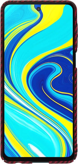 Techsuit Задна корица Червен (Galaxy Note 9Redmi Note 9S / 9 Pro / 9 Pro MaxOnePlus 9 Pro)