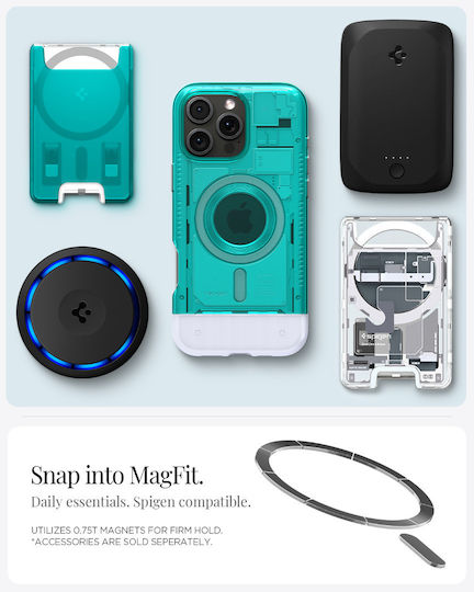 Spigen Classic C1 Back Cover Σιλικόνης Μπλε (iPhone 16 Pro)