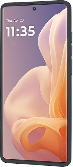 Techsuit Halofrost Back Cover Silicone Black (Moto G85)