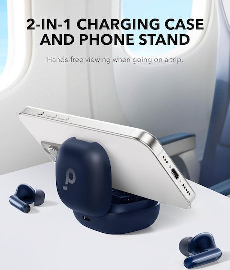 Soundcore by Anker P40i In-ear Bluetooth Handsfree Earphones with Sweat Resistance and Charging Case Blue