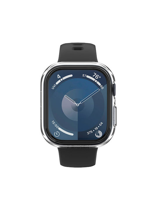 Spigen Thin Fit Plastic Case in Transparent color for Apple Watch Series 10 46mm