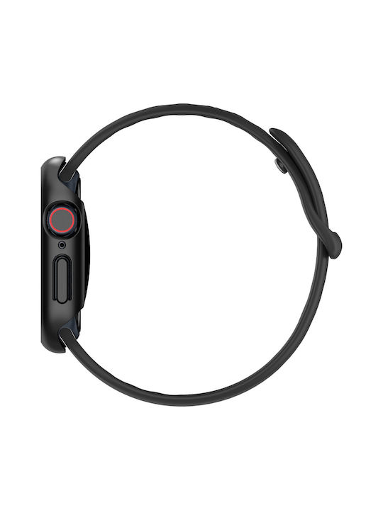 Spigen Thin Fit Plastikhülle in Schwarz Farbe für Apple Watch 10 42 mm