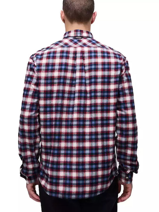 Napapijri G-trekking 2 Long-sleeved Cotton Shirt Checked Multicolour