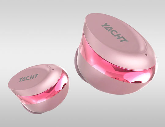 HiFuture YACHT In-Ear Bluetooth-Freisprecheinrichtung Kopfhörer mit Schweißresistenz und Ladeetui Rose Gold