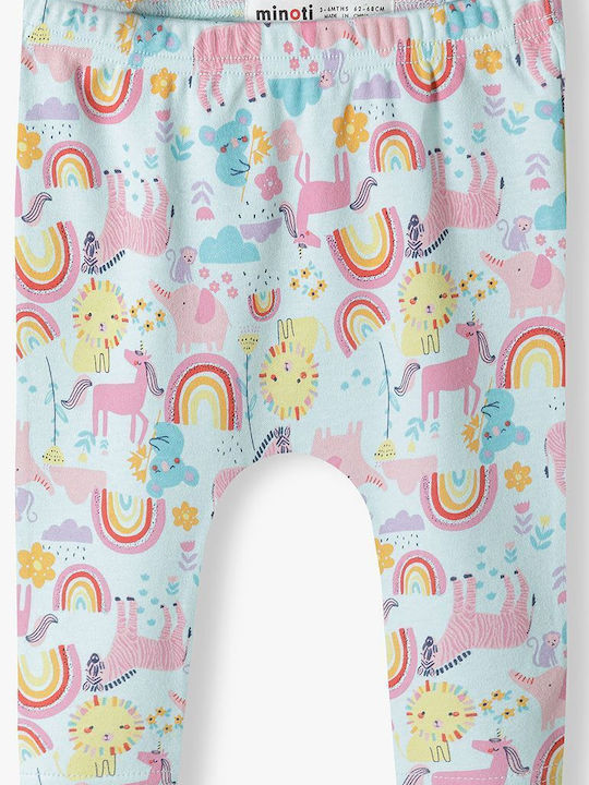 Kids Leggings Set Long Pink