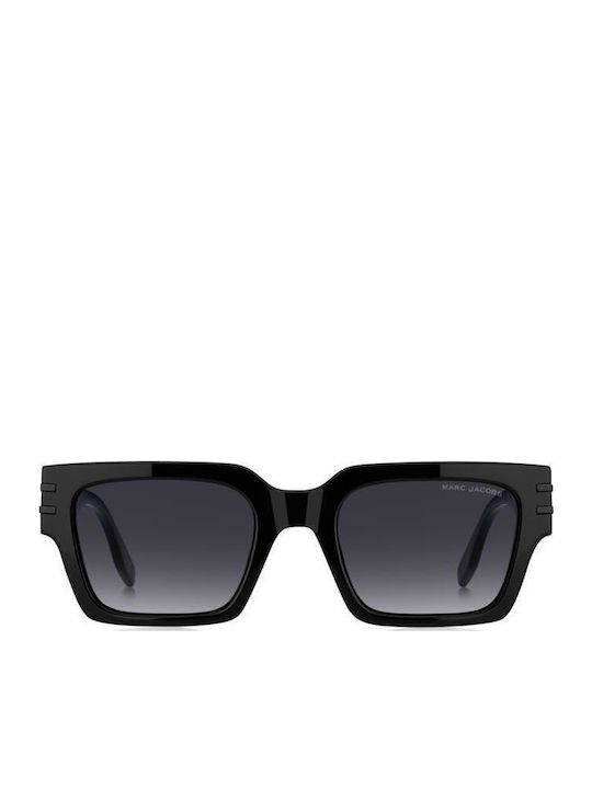 Marc Jacobs Unisex Γυαλιά Ηλίου με Μαύρο Κοκκάλινο Σκελετό και Γκρι Ντεγκραντέ Φακό Marc 787/S 807/9O