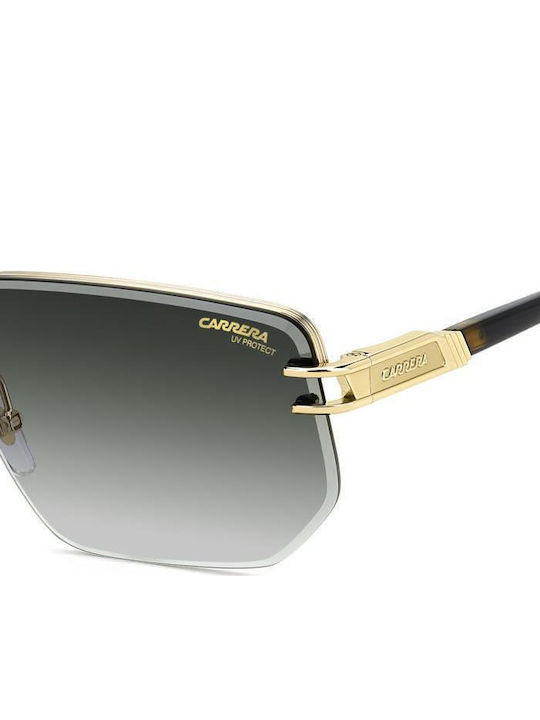 Carrera Unisex Γυαλιά Ηλίου με Χρυσό Μεταλλικό Σκελετό και Γκρι Ντεγκραντέ Φακό 1070/S 0NR/9K