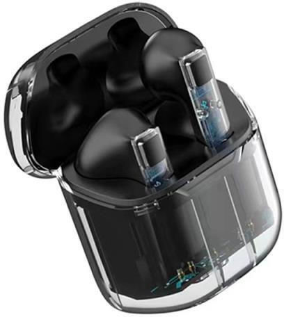 Wiwu Ghost TWS11 Earbud Bluetooth Handsfree Ακουστικά με Θήκη Φόρτισης Μαύρα