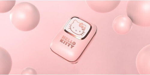 OTL Hello Kitty Slide Earbud Bluetooth Handsfree Ακουστικά με Θήκη Φόρτισης Ροζ