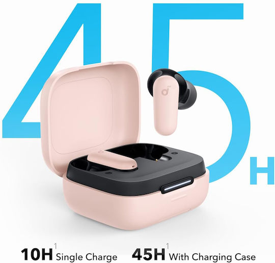 Soundcore by Anker P30i In-ear Bluetooth Handsfree Earphones with Sweat Resistance and Charging Case Pink