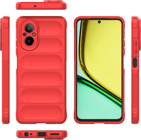 Techsuit Shield Back Cover Σιλικόνης Κόκκινο (Realme C67)